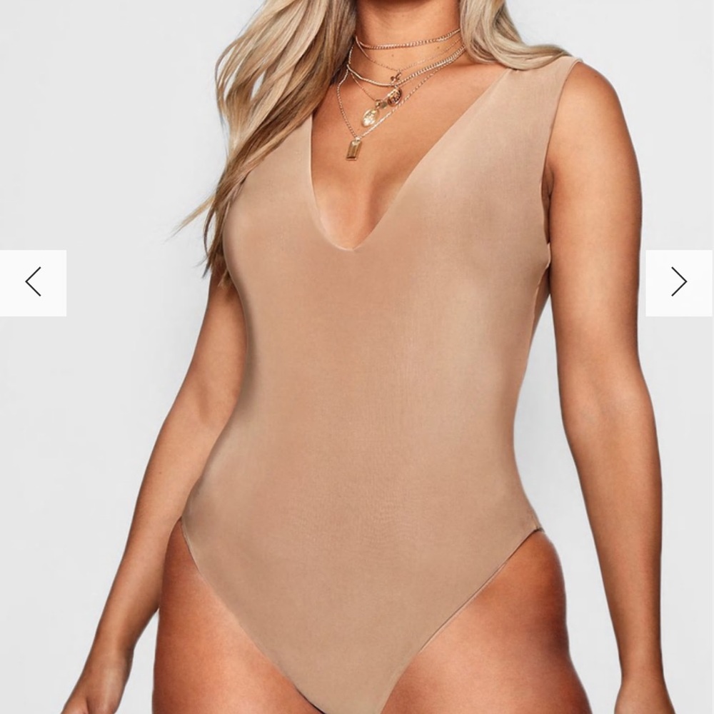 NWT tan bodysuit